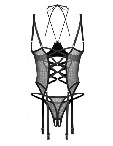 Guepiere con reggicalze a seno...