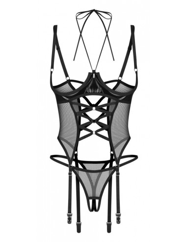 Guepiere con reggicalze a seno...