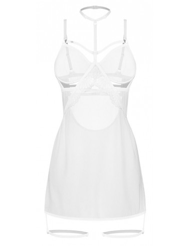 Negligé bianco-trasparente In rete...