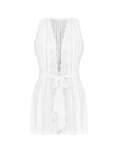 Kimono Bianco in tessuto trasparente...