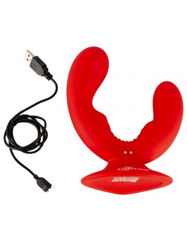 Vibratore doppio con base di...