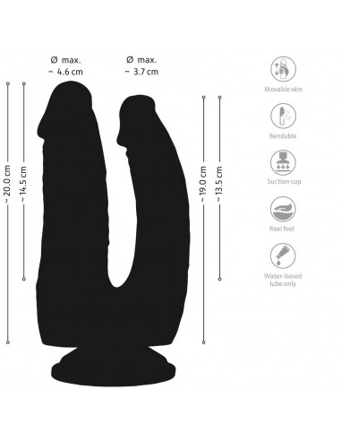 Dildo naturale doppio ultrarealistico...
