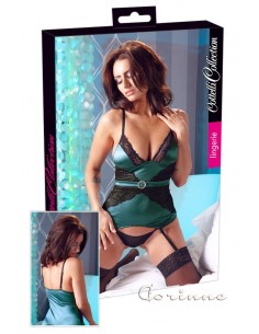 Guepiere verde/nera con...