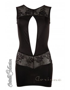 Mini abito con inserti in... 2