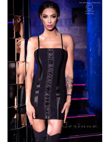 Mini abito a tubino con stringatura. M