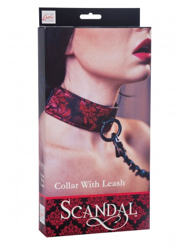 Scandal Collar With Leash