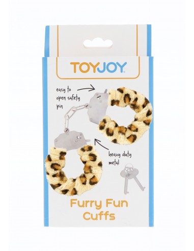 Furry Fun Cuffs Leopardo