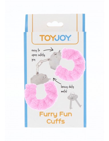 Furry Fun Cuffs Rosa