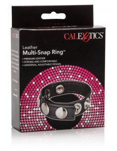 Leather Multi-Snap Ring