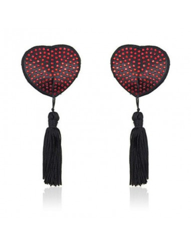 Heart Shine Nipples Tassels (Rosso)