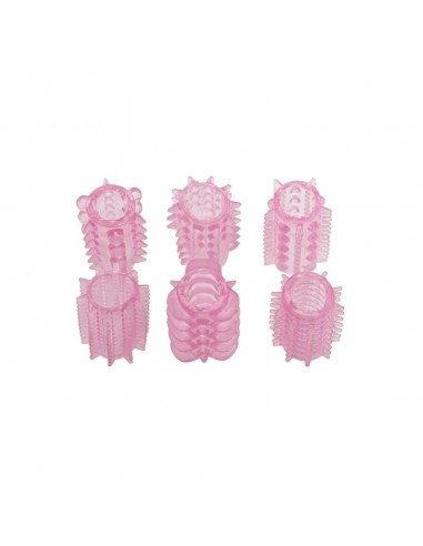 Kit Di 6 Anelli Fallici Flessibili .