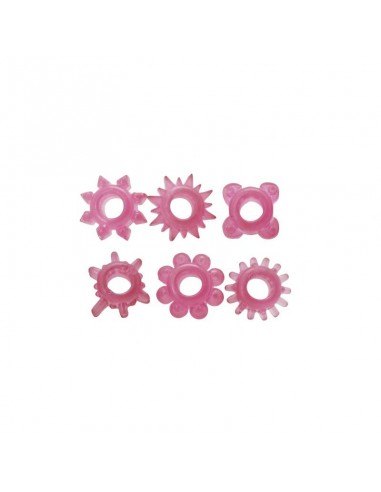 Kit Di 6 Anelli Fallici Elastici...