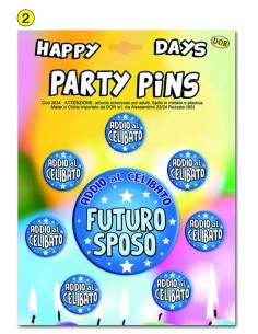 SET 8 SPILLE “PARTY PINS”...