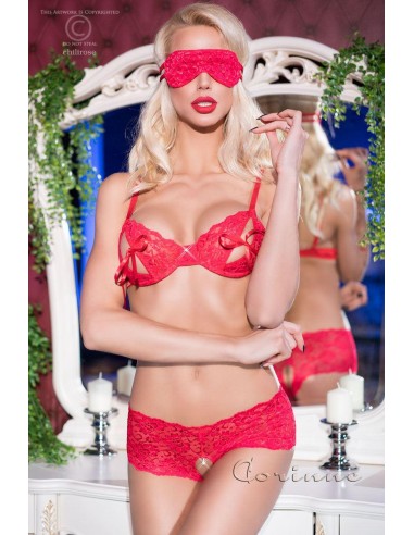 CR-4193 set 2 pezzi in pizzo con...