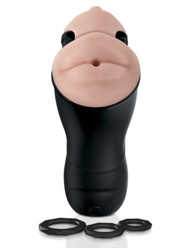 Double Penetration Vibrating Stroker