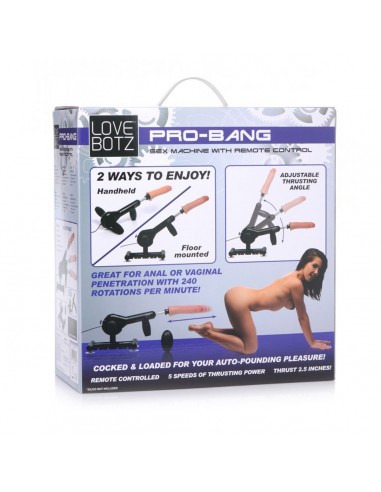 Pro-Bang Sex Machine with Remote Control