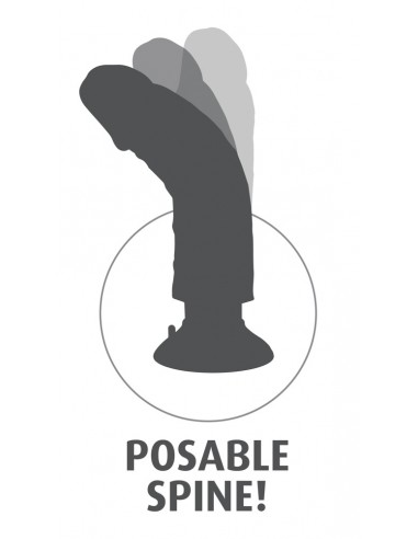 vibratore realistico 9" Vibrating...