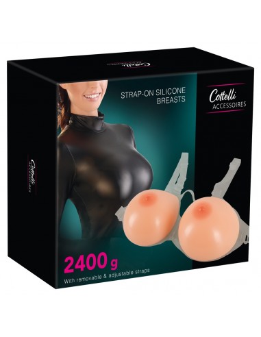 reggiseno Silicone Breasts with Straps