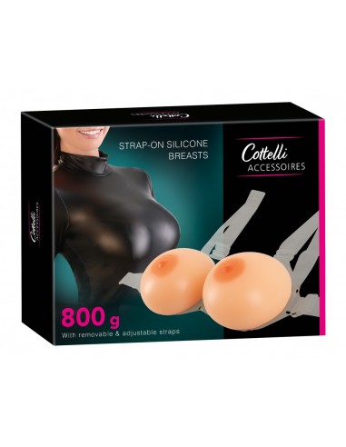 reggiseno Strap-on Silicone Breasts
