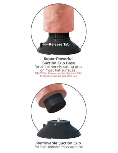 vibratore realistico 8" Vibrating Cock