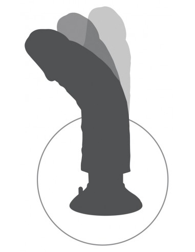 vibratore realistico 8" Vibrating Cock