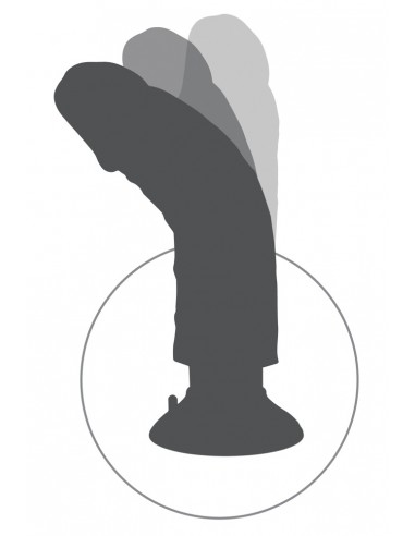 vibratore realistico 7" Vibrating Cock