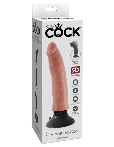 vibratore realistico 7" Vibrating Cock