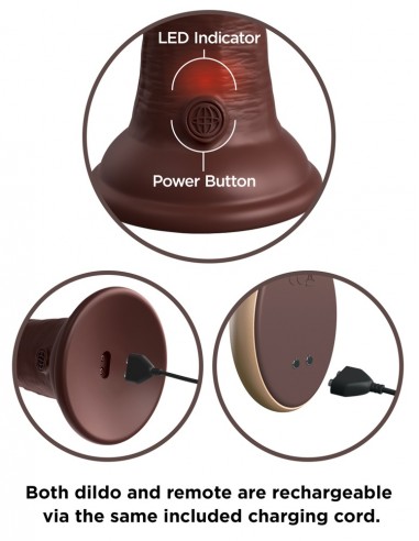 vibratore ultra realistico 7"...