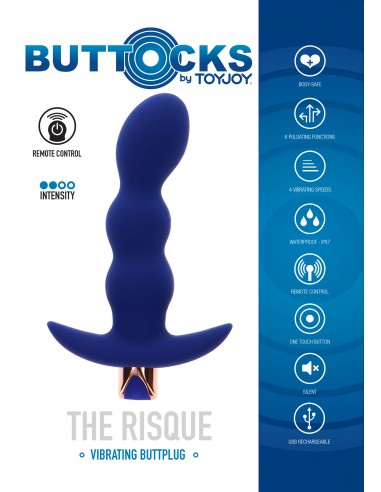 Plug anale vibrante Remoto The Risque...