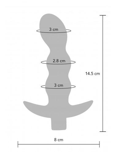 Plug anale vibrante Remoto The Risque...