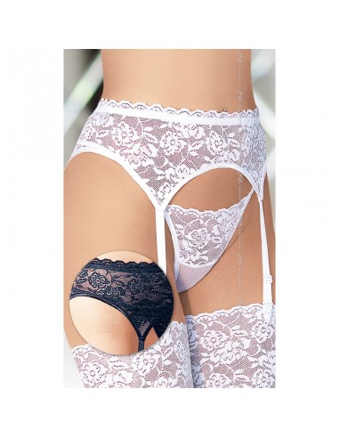 Reggicalze e perizoma in pizzo e...