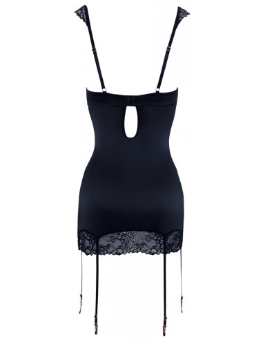 guepiere con strass e seno scoperto...