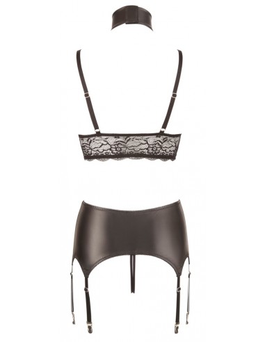 guepiere + reggiseno Suspender Set L
